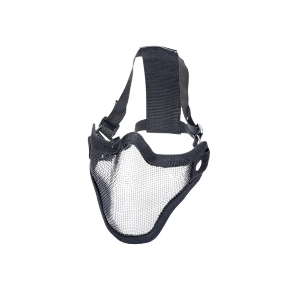 Metal mesh mask, black