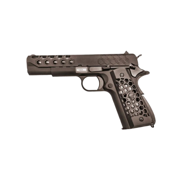 WE GBB Pistol M1911 HEX CUT Gen2 - Black