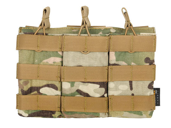 OPEN TOP TRIPLE 5.56 MAG POUCH - MULTICAM [8FIELDS PREMIUM]