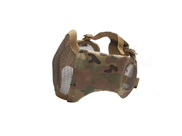 ASG Metal mesh mask with cheek pads and ear  protection - MC