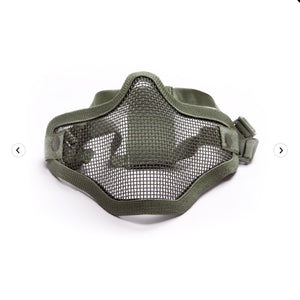 Metal mesh mask, OD Green