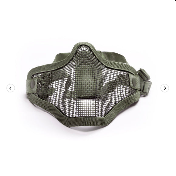 Metal mesh mask, OD Green