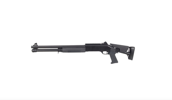 Tri-Shot M56DL Pump Shotgun - Black [EE]