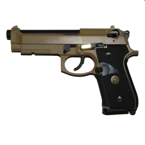 WE GBB CO2 Pistol M9A1 - Tan