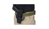 QUICK-DRAW PISTOL HOLSTER WITH LOCKING MECHANISM FOR M9 - OLIVE [CS]