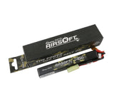 Gens ace 25C 1400mAh 2S1P 7.4V Airsoft Gun Lipo Battery with mini Tamiya Plug