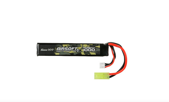 Gens ace 25C 1000mAh 2S1P 7.4V Airsoft Gun Lipo Battery with mini Tamiya Plug